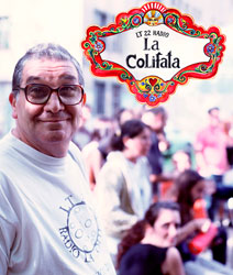 Hugo Norberto López, de 74 años, es una de las estrellas de la radio "La Colifata", la primera emisora del mundo hecha por enfermos mentales, protagonista de la ultima campaña de una conocida bebida isotónica; recita poemas de Neruda en su espacio. 